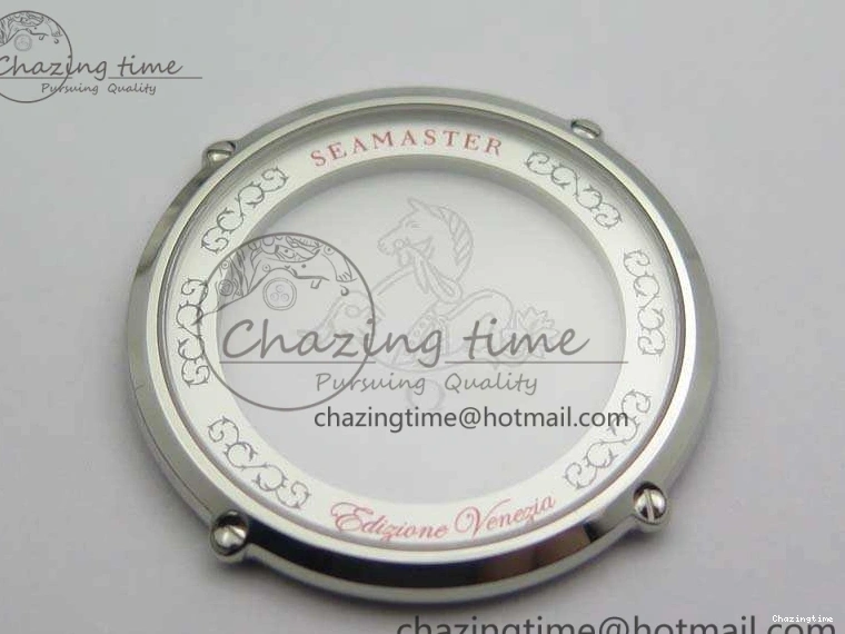 0124 AllSeason Seamaster Edizione Venezia SS Best Edition Black Dial On Leather Strap A 8122